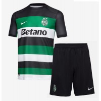 Fotbalové Dres Sporting CP Dětské Domácí 2024-25 Krátký Rukáv (+ trenýrky)